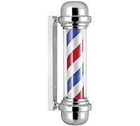 JCNAGXY Light Outdoor Wall Lamp Led Lamp Salon Equipment Blue Red White Stripes Rotating & Illuminated Light Barber Shop Sign 90Cm Barber Shop Pole