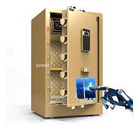 JCNAGXY Safe,Home Safe, Safes Electronic Home Safe Home Office Safe Fingerprint Password Bedside Table Small Practical Anti-Theft Safe Cabinet Safes