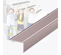 JCNAGXY Stair Nosing Edge Trim, Stairs Nose Decking Edge Trim, L Molding Corner Guards for Indoor Outdoor Stair Steps, Step Edge Trim Decorative Strips, Door Sill Edging Floor Transition Strip