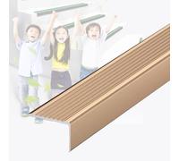 JCNAGXY Stair Nosing Edge Trim, Stairs Nose Decking Edge Trim, L Molding Corner Guards for Indoor Outdoor Stair Steps, Step Edge Trim Decorative Strips, Door Sill Edging Floor Transition Strip