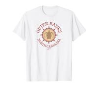 JCombs: Outer Banks, NC, Sea Turtle on Windrose T-Shirt