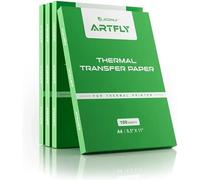 JCONLY ARTFLY Tattoo Transfer Paper - 100 Sheets Premium Stencil Paper 4-Layer Thermal Transfer Stencils 8.27" X 12" A4 Size for Tattoo Supplies and Printer