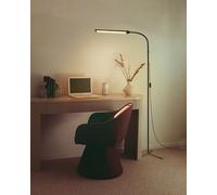 JCOTTON LED Floor Lamp for Eyelash Extensions, Adjustable Gooseneck Reading Floor Lamp for Office Bedroom, Dimmable Standing Light for Sewing Craft, Ring Light for Lash Tattoo Beauty