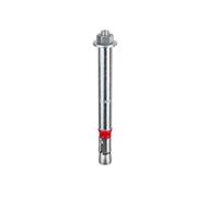 JCP CONSTRUCTION PRODUCTS Heavy Duty Anchors Hex Stud & Nut BZP CE 18mm/M12 x 152 Box of 20 in Silver JCP CONSTRUCTION PRODUCTS Silver