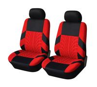 JCPDN Car Seat Covers Full Sets for Nissan Juke Acenta 2011 2012 2013 2014 2015 2016 2017,Soft Waterproof NonSlip Front and Rear Seat Protectors Interior Accessories,Red-2-SEAT