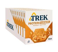 JC's Trek High Protein Flapjack Peanut Butter - Gluten Free - Plant Based - Vegan Snack - 50g X 36 Bars
