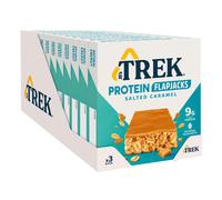 JC's Trek High Protein Flapjack Salted Caramel - Gluten Free - Plant Based - Vegan Snack - 50g X 36 Bars