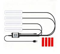 JCSJK Car LED Interior Lights, Interior Car LED Light Strip RGB Atmosphere Light With App Control & Music Sound-Activated Ambient Lighting Ca-r Gifts for Men Husband Women