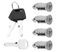 JCSJK Lock Cores for Thule, Pack of 4 Thule Keys Reorder Key System Compatible with Thule Lock Cylinder Replacement Parts, 2 Keys and 1 Control Lock