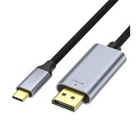 JCSJK USB C to DisplayPort Cable for MacBook Pro/Air, 8K@60Hz 4K@60Hz, 2K@165Hz Display Port to Type C cable Thunderbolt 3/4 to DP Compatible with iPhone 15 Pro Max iPad Pro iMa 1M