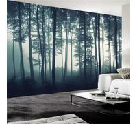 JCSMKFQ Mural 3D Indoor Wallpaper Night Color Natural Tree Living Room Bedroom Background Wall Art Decoration Sticker