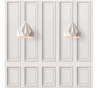 JCSMKFQ Self Adhesive PVC Murals 3D Wallpaper Minimalist Embossed Square Frame Wall Painting Background Wall Living Room Bedroom Decorative Art