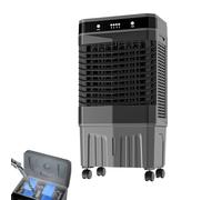 JCSRYD Evaporative Air Cooler, 40-50L Portable Water Cooling with Remote, Swamp Cooler 3-Speed, 120° Oscillation, for Home Garage Office(100x49x35cm)