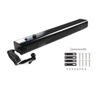 JCSRYD Pressurized Water Tank, Roof Rack Mount Road Shower, 2bar Portable Vehicle Water Storage Tank Great for Camping| Overland| Beach| Etc. | Black(200 * 19 * 14cm/79 * 7 * 5in)