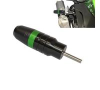 JCSUMRID Motorcycle Universal Rear Frame Sliders CNC Aluminum Falling Crash Pad Protection Replacement for Honda Suzuki BMW Kawasaki Z900 Z650 Z900RS Ninja 400 650 ZX10R Z750 F850GS G310GS(Green)