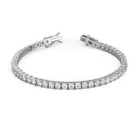 JCT LTD Lab-Grown Diamond Tennis Bracelet for Women, DE/VVS-VS Quality, 4-Claw Set | UK Hallmarked 9K White, Yellow, Rose Gold | 1.75Ct - 8.00Ct | Dual Safety Locks