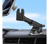 JCTRIWAY Car Mount for Pop Socket, Dashboard Windshield Car Phone Holder Compatible with Popsocket, Powerful Suction Cup Car Phone Mount Fits All Smartphones with Pop Grip