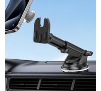 JCTRIWAY Car Mount for Pop Socket, Dashboard Windshield Car Phone Holder Compatible with Popsocket, Powerful Suction Cup Car Phone Mount Fits All Smartphones with Pop Grip