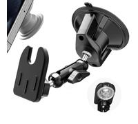 JCTRIWAY Car Mount for pop Socket, Desk//Window/Windshield Car Phone Holder Compatible with Popsocket, Powerful Suction Cup Car Phone Mount Fits Thick Socket Wallet Grip for iPhone Samsung