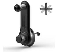 JCTRIWAY Car Vent Clip for Car Mount [Never Blocking] Universal Car Phone Holder Mount Vent Clip Replacement, 17mm Ball Joint Air Vent Clip for Car Fits Most Car Phone Holder and Wireless Car Charger