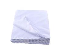 JCUIyon 100pcs 20x20cm Sublimation Microfiber Cleaning Cloth Eye Glasses Cleaning Cloth Screen Lens Cloth Black White(WHITE)