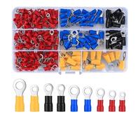 JCUIyon 200 Pcs Mixed Quick Disconnect Electrical Terminals, Insulated Crimp Terminals Connectors Assortment