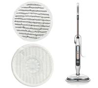 JCUQGDOO 2pcs Scrub Mop Pads Replacement for Shark S6002UK S7201UK S8201UK Steam Mop, Reusable Steam Scrub All-in-One Cleaning Pads, Microfiber Pads for All Sealed Hard Floors