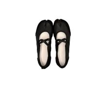 JCVBN Black Silver Red Ballet Flats Trainers Women Split Toe Ballerina Tabi Walking Sneakers Woman Mary Jane Shoes Footwear Summer