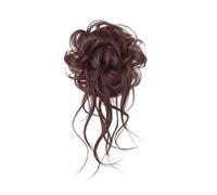 JCVBN Elegant Messy Curly Synthetic Bun Hairpiece With Elastic Rubber Band Fluffy Bun Ponytail Hair Extension Daily Part Use