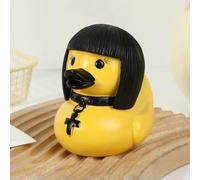 JCVBN Funny Middle Finger Duck Home Statue Resin Mini Duck Garden Rustic Country Kitchen Decor Farm Animal Table Ornament