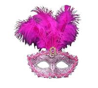 JCVBN Party Mask Women Masquerade Luxury Peacock Feathers Half Face mask Cosplay Costume Props