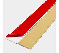 JCVCCV Dividing Decorative Strips, Laminate Floor Transition Strip, 3.2ft Threshold Bars, Self Adhesive PVC Trans, For Tile/Wood/Laminate/Joins Gap(Maple wood grain,4cm/1.57in)