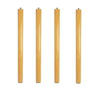 JCVCCV Set Of Four, Wooden Furniture Legs, Tapered Legs, Comes With Both Straight And Angled Mounting Plates, Coffee Table, Desk, Chair, Dresser, Footstool, Cupboard, Bench Legs(Tilt angle,71cm/28in)