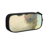 JCVOTREL Sheep 1 Printed Pencil Case - Large-Capacity Stationery Bag Pen Pouch Holder with Zipper for School Travel Office, One Size