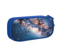 JCVOTREL Starry Universe Space Printed Pencil Case - Large-Capacity Stationery Bag Pen Pouch Holder with Zipper for School Travel Office, One Size