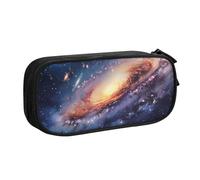 JCVOTREL Universe Galaxy Outer Space Printed Pencil Case - Large-Capacity Stationery Bag Pen Pouch Holder with Zipper for School Travel Office, One Size
