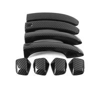 JCVT Exterior Door Handles Car for Roewe RX5 2020| Left Right Outside Part Replacement Easy Installation Accessories,A/No Hole Two Wisdom-Carbon Fiber Pattern