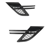 JCVXOELT Compatible for Land Rover Range Rover Sport 2014-2017 Gloss Black Front Side Fenders Air Flow Vent Outlets Cover Trim Mesh Grille LR044151