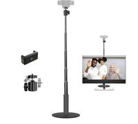 JCWINY Webcam Stand, 28 Inch Web Cam Stand for Desk, Adjustable Webcam Mount Camera Stand for Logitech Webcam C922 C930e C920S C920 C615 C960 C920x BRIO 4K NexiGo N60 and Others