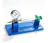 jcwwolk Boyle's Law Demonstrator, Adjustable Gas Volume Physics Teaching Tool, With Pressure Gauge, For Gas Pressure And Volume Relationship Experiments