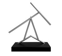 jcwwolk Chaos Pendulum Perpetual Motion Machine, Home Anti-gravity Model, ABS Material, Rotating Diameter 40cm, Durable and Stable, for Ornament Desktop