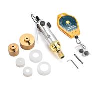 jcwwolk Handheld Bottle Screw Cap Tightener, Pneumatic Capping Machine, with Adjustable Speed, 1/4in Air Inlet, for Diameter 10-50mm Bottle Cap