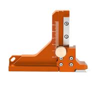 jcwwolk Multi Functional Height Planning Line Gauge, Height Measurement Gauge Drawing Line Tool, CNC Aluminum Alloy Material, Suitable for Carpenters To Measure, Elevate, and Mark Fixed Objects