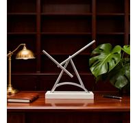jcwwolk Perpetual Motion Chaos Pendulum, Perpetual Motion Desk Decor, operating space＞38cm, ABS material, Durable and Stable, for Ornament Desktop