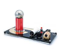 jcwwolk Spark Gap Tesla Coil, Touchable Artificial Flash, 5cm Arc Generator, Inductive Arc Music Feature, for Teaching Demonstrations and Science Experiments