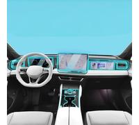 JCXDTXROG Accessories Interior Film Transparent TPU Gear Panel GPS Navigation Center Console PPF Protection,For VW Tiguan L Pro 2025 2024