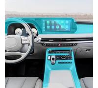 JCXDTXROG Gearbox Panel Navigation Screen Automotive Interior TPU Protective Film Anti-Scratch Sticker,For Hyundai Palisade 2022-2023