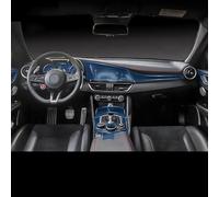 JCXDTXROG Gearbox Panel Navigation Screen Automotive Interior TPU Protective Film Anti-Scratch Sticker,For ALFA ROMEO GIULIA/STELVIO 17-21