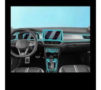 JCXDTXROG Interior Film Transparent TPU Gear Panel GPS Navigation Center Console PPF Protection Accessories,For VW T-Roc 2025 2024 2023