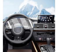 JCXDTXROG Matte anti glare car Interior navigation Protector console LCD screene TPU film Scratch resistant,For Audi A6 C7/S6/RS6 2012-18